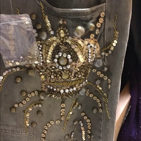 Italian designer denim skirt - Picture 4 of 6